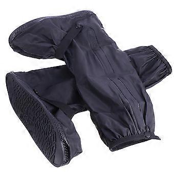 Protective Cover Rain Boot Shoes Unisex Fishing Xl Black Waterproof Anti-slip 1 Pair