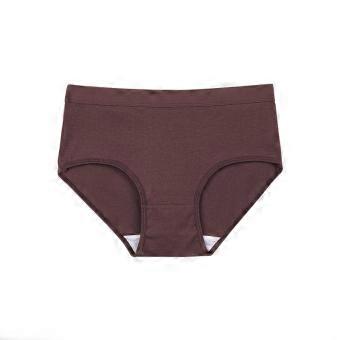 Women's pure cotton mid-waist panties cute girl color breathable comfortable high elastic belt pure cotton crotch briefs