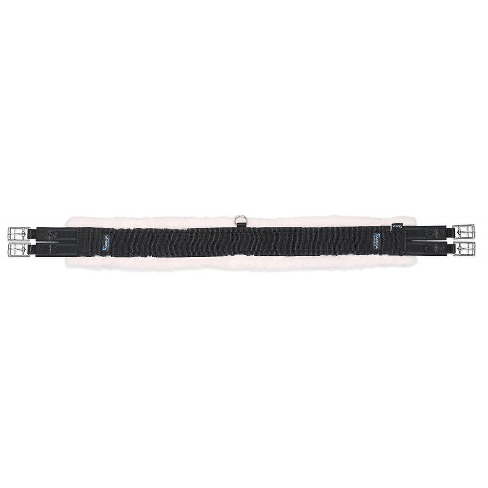 Shires Arma Fleece Lined Girth - Elastic - Black