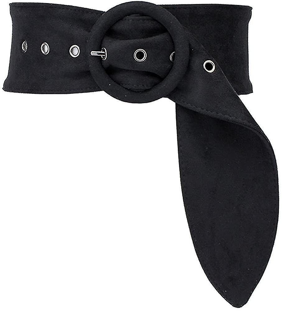 Women's Velvet Wide Waist Belt Retro Obi Cinch Waist Band Boho Belts