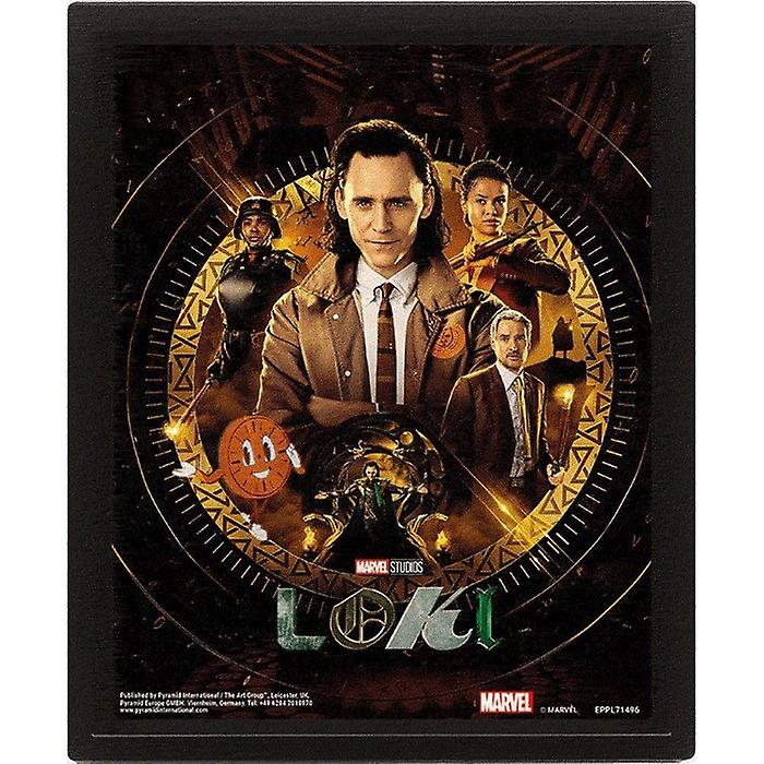 Loki Glorious Purpose 3D Framed Poster