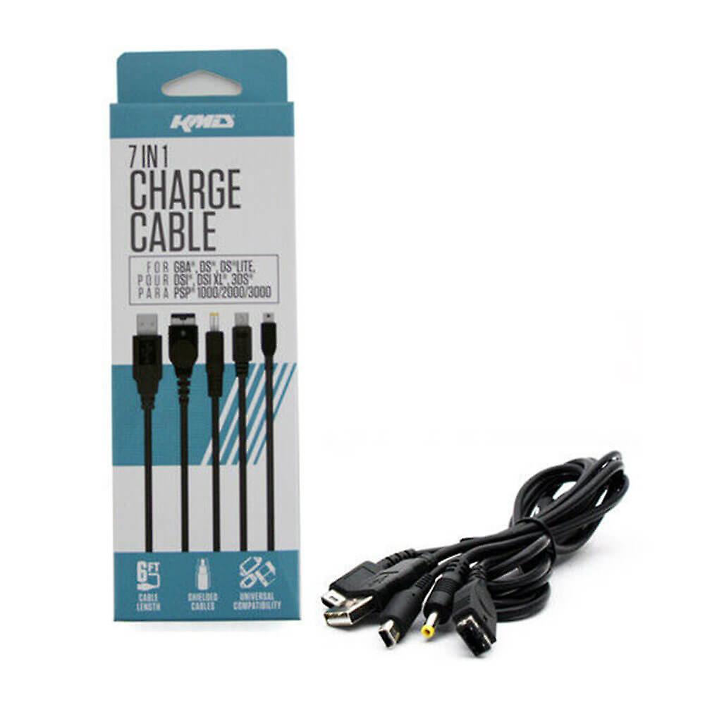 KMD Universal Power Charge Cable 7-in-1 (GBA, DS, DS Lite, DSi, 3DS, PSP)