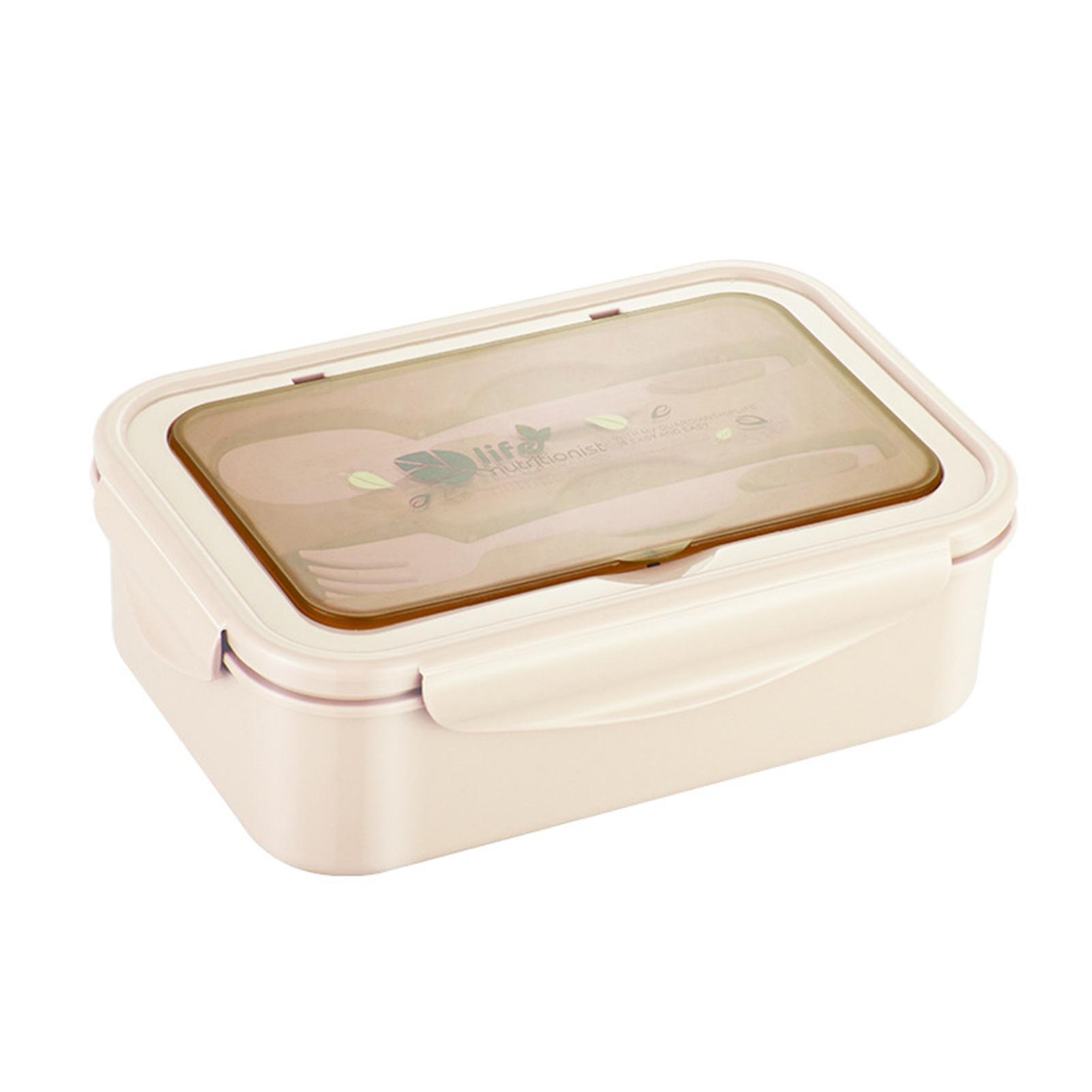 2-layer Lunch Box Microwave Safe Divided Cells Lunchbox