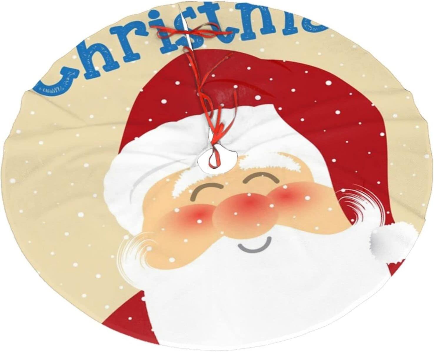 Christmas Tree Skirt Xmas Christmas Decoration Plush Tree Skirt
