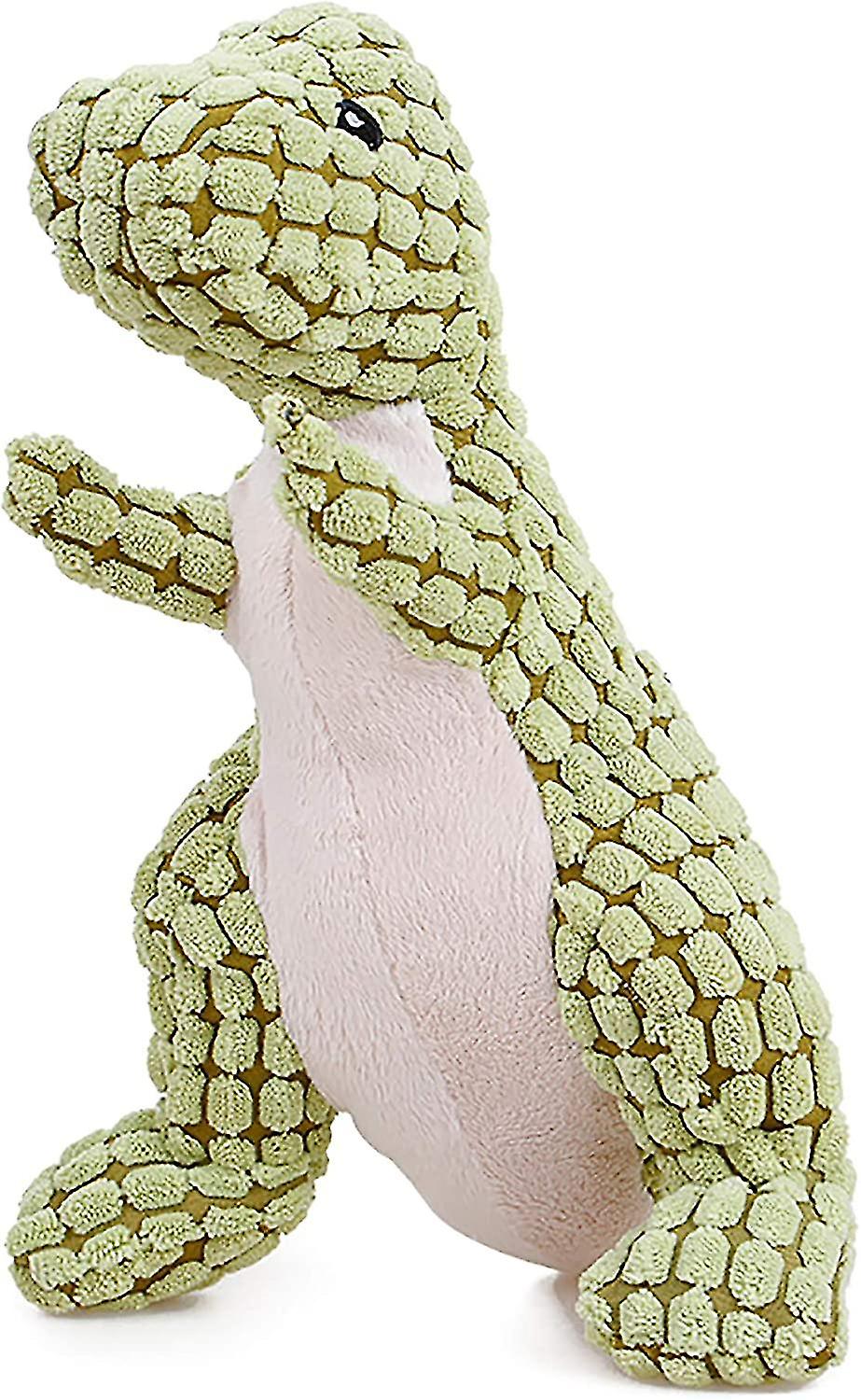 3 Pack Dog Chew Toys, Plush Dinosaurs Indestructible Pet Toys For Small