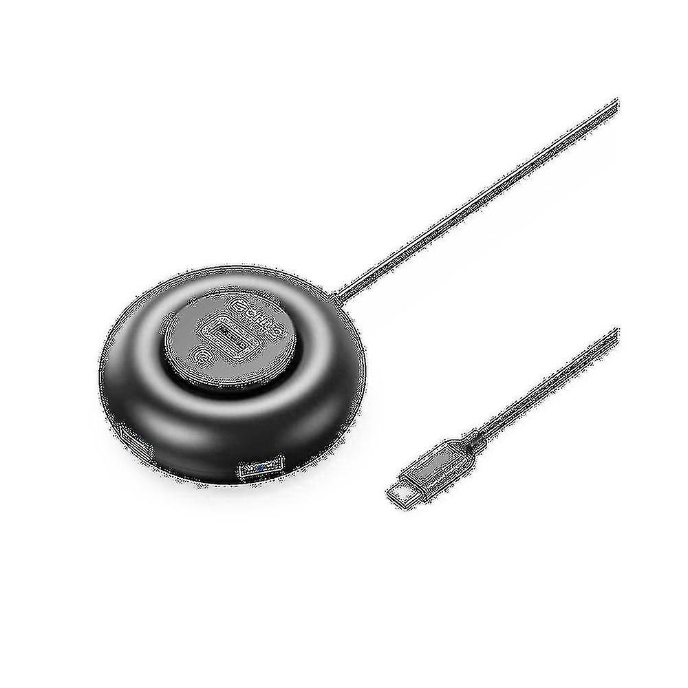 Portátil Soporta Hot-swappable Transport-stable Hub Hub Circular Hub Docking Stations, negro Y
