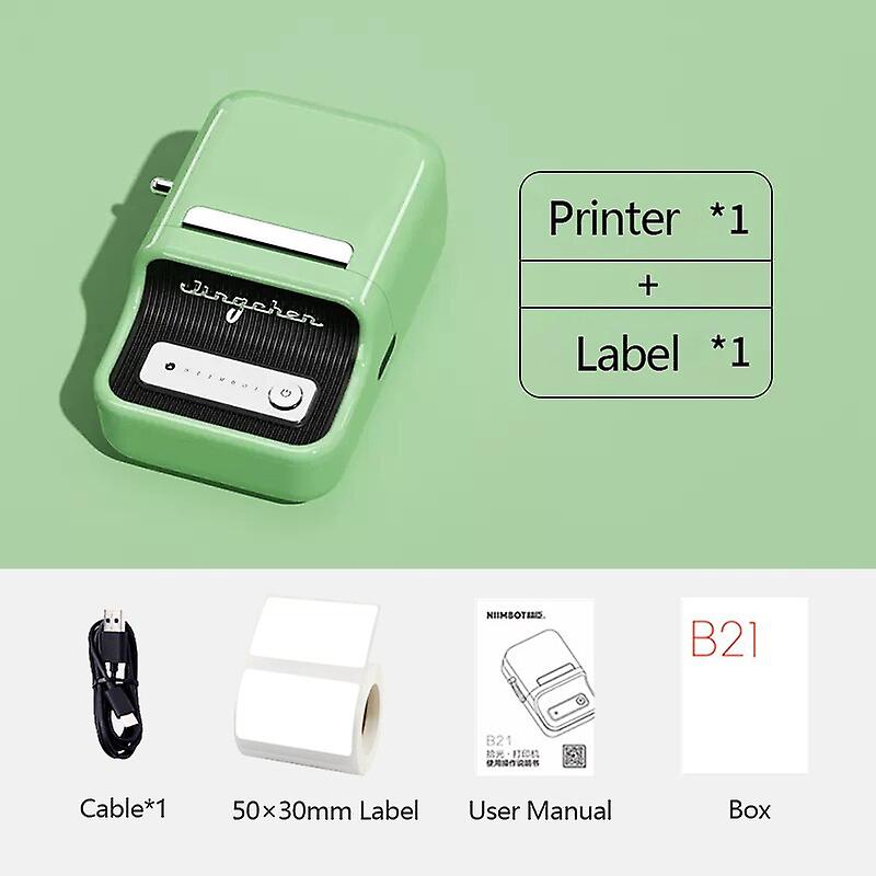 Niimbot B21 Thermal Adhesive Label Printer Maker Mini Printer Portable Sticker Maker Machine Labeller Uv Printer Mobile Phone