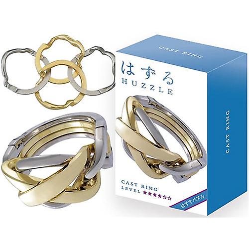 RING Hanayama Level 4 Cast Huzzle Brain Teaser High Quality Puzzle Ages 8+
