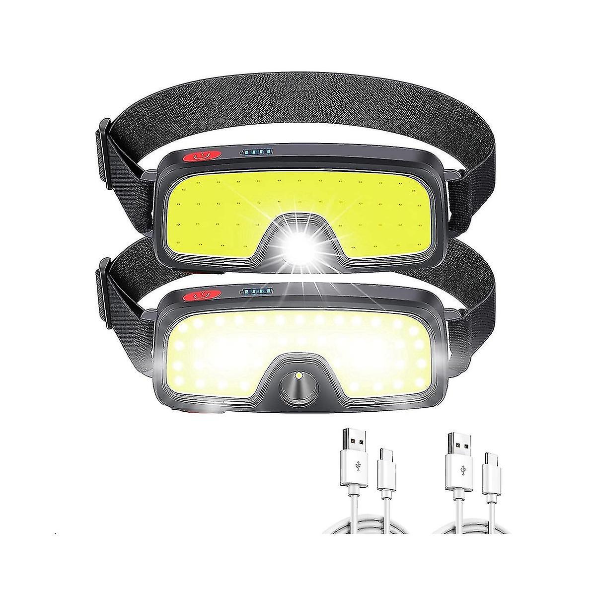 Rechargeable Head Light Lamp,5 Lighting Modes,waterproof Light, Suitable For Outdoor, Running, Fish