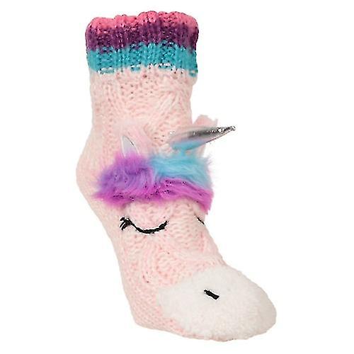 Mountain Warehouse Childrens/Kids Unicorn Slip Resistant Socks