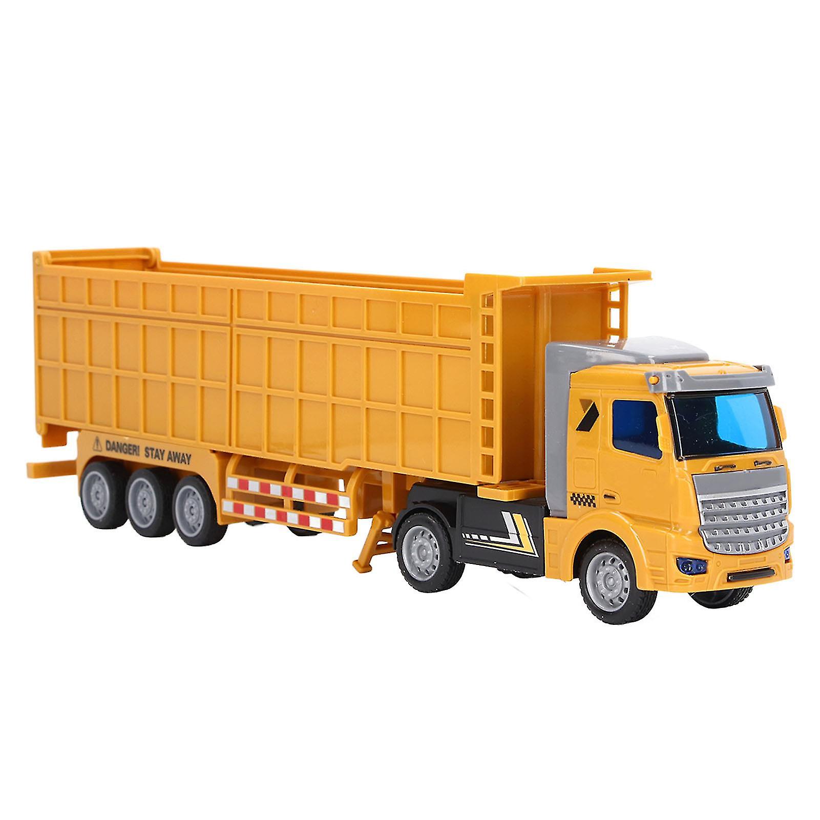 1:48 Scale Container Truck Model Simulation Develop Ability Reusable Children Container Truck for 3 Years Old +