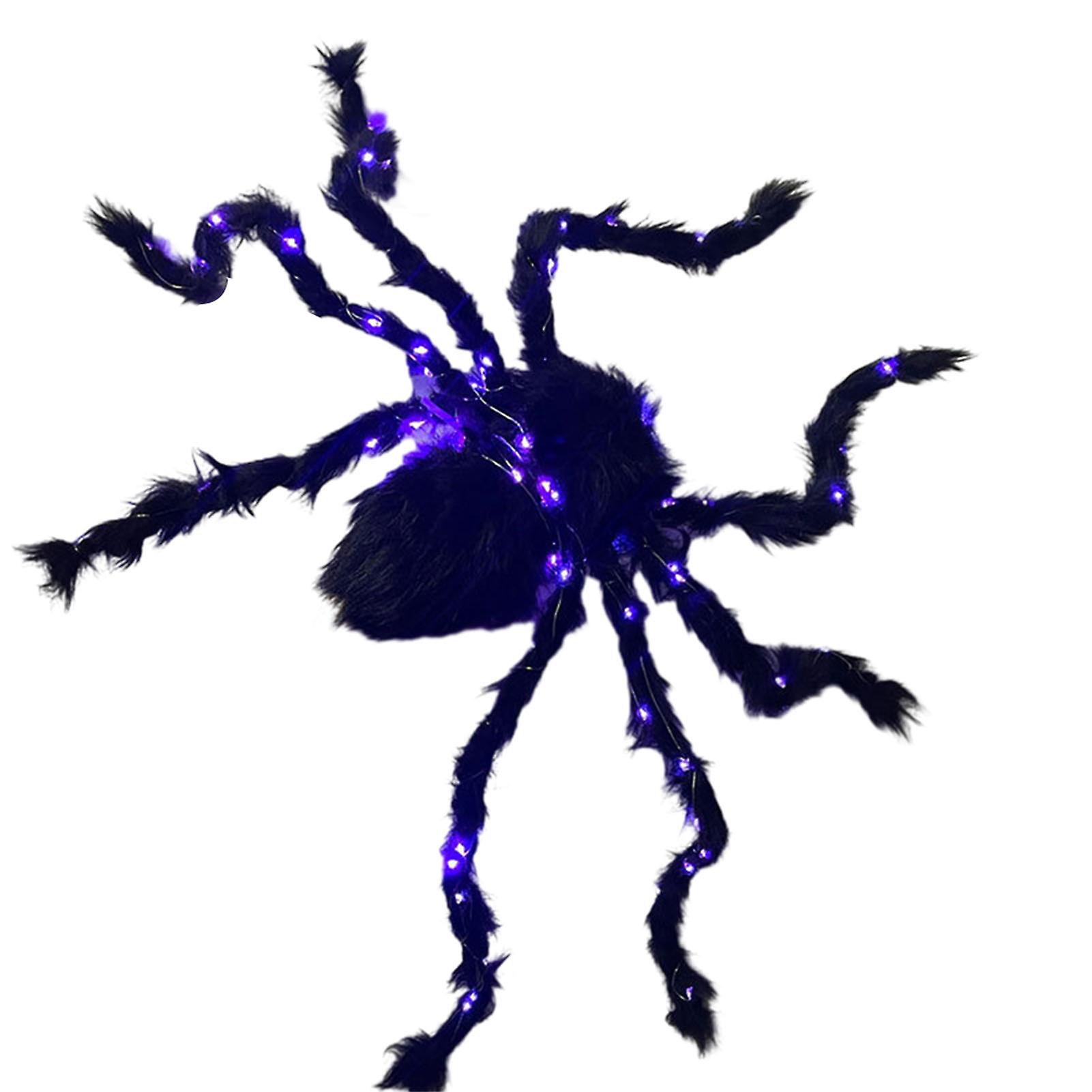 Fashion Spiders Props on Halloween Luminous Scary Spiders Decroations for Bedroom