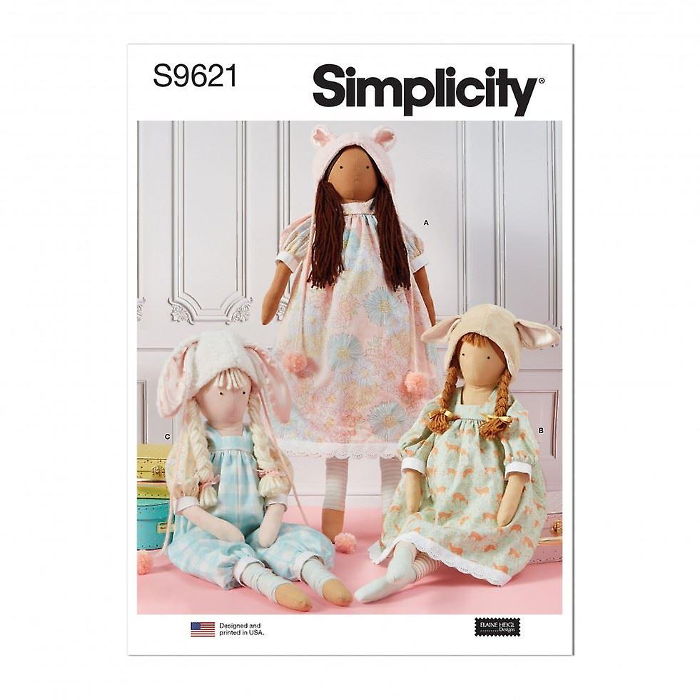 Simplicity Papier Schnittmuster 9621