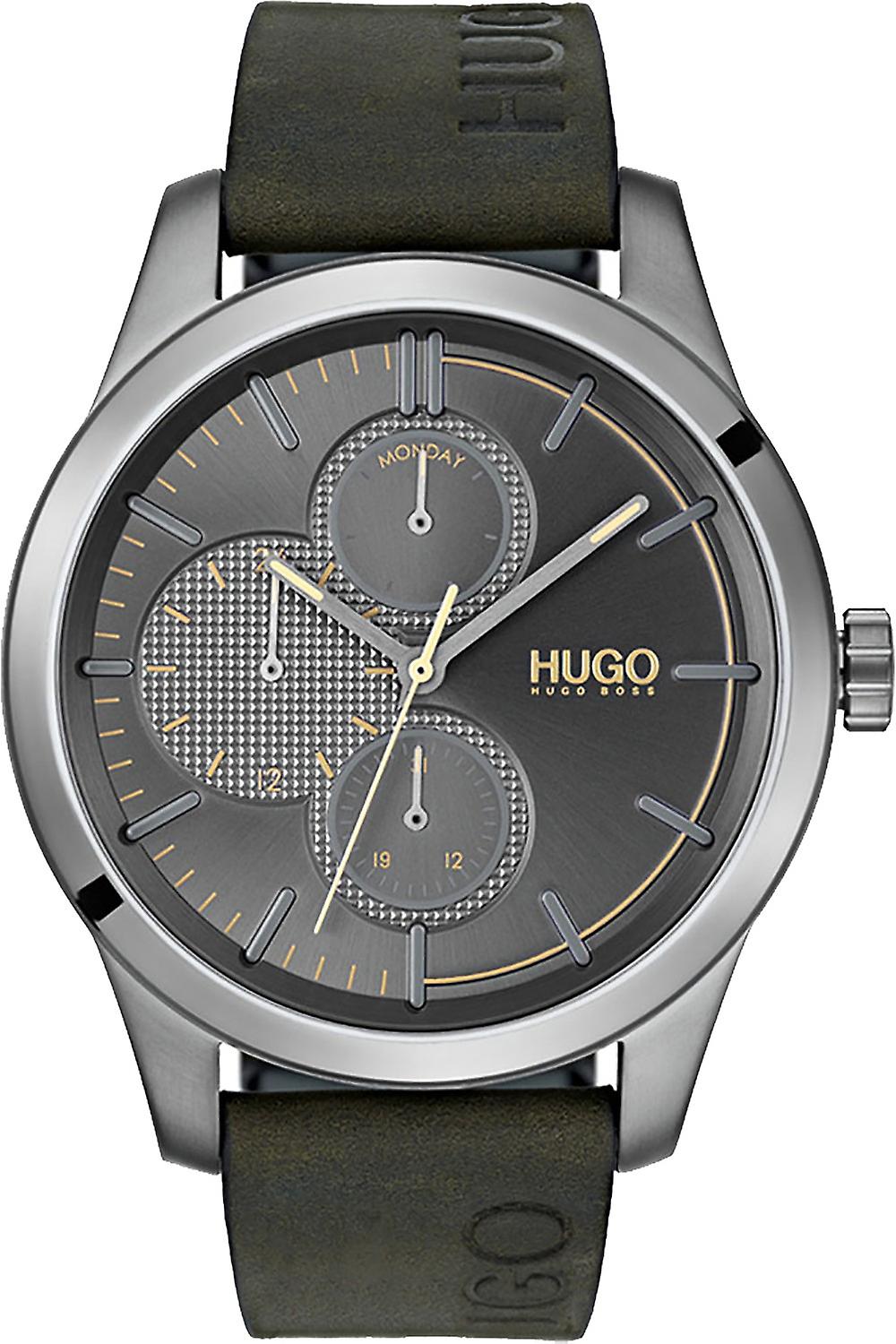Focus Men's Analog Quartz Watch with Cowhide Bracelet 1530084