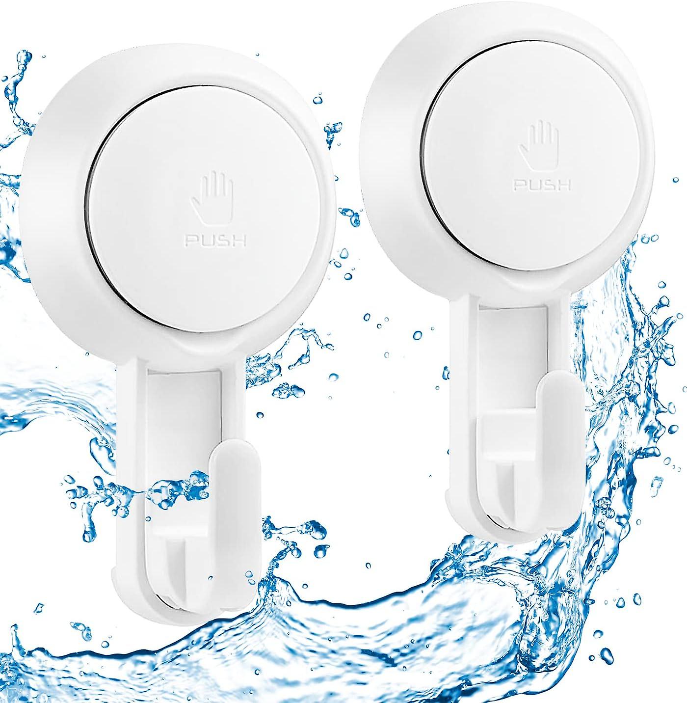 Powerful Suction Cup Hook 5KG, Plastic Vacuum Hook Bathrobe Towel Holder