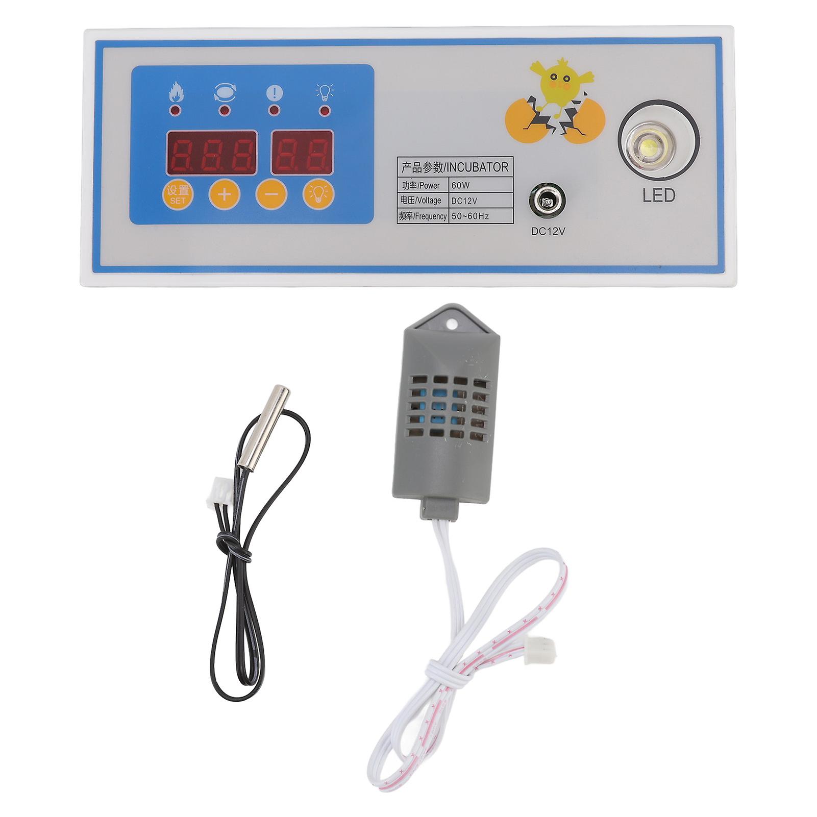 60W 12V Incubator Thermostat Plastic Automatic Incubator Temperature Controller for Mini Incubator Accessory