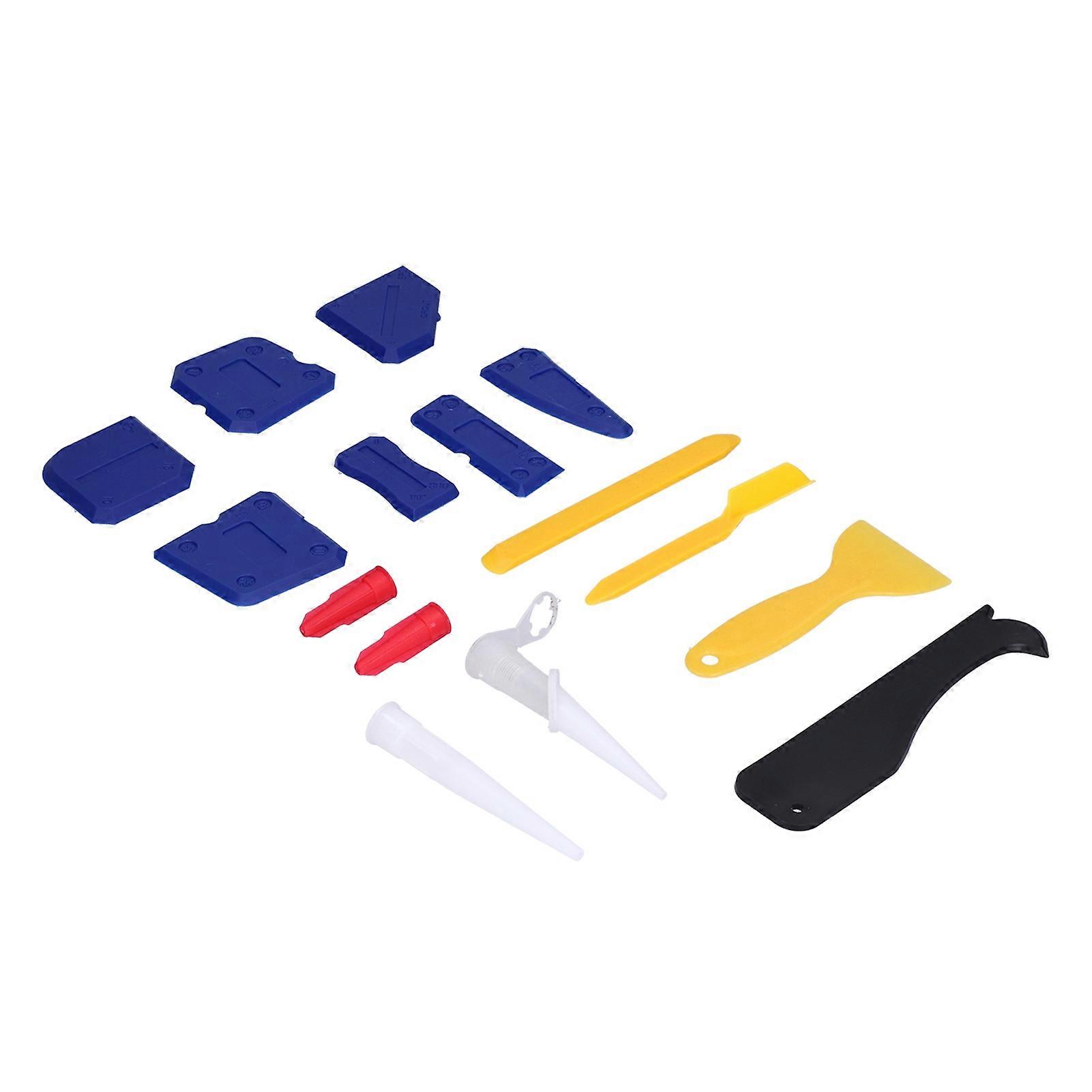 Caulking Tools Silicone Glue Gun Nozzle Scraper Plate Beauty Seam Grouting Caulk Remove Tool