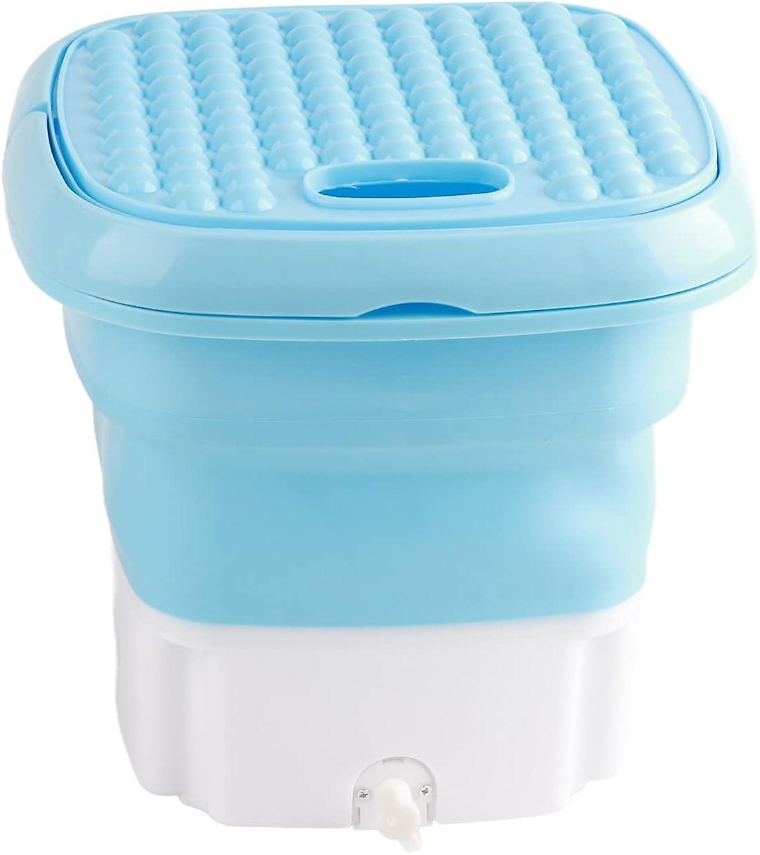 Mini Washing Machine, Portable Washing Machine Folding 3 Modes Deep Half Automatic Wash and Dump Was