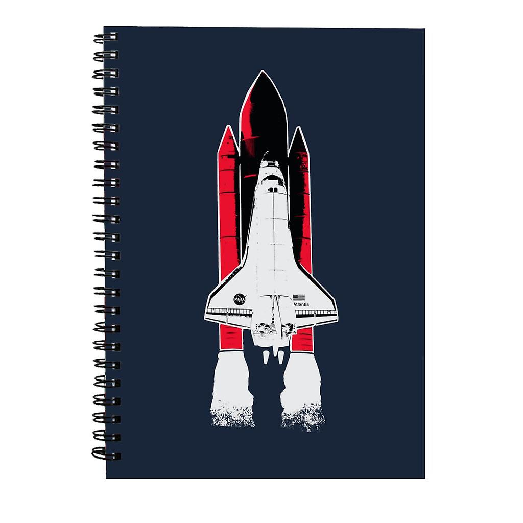NASA Atlantis Shuttle Launch Spiral Notebook