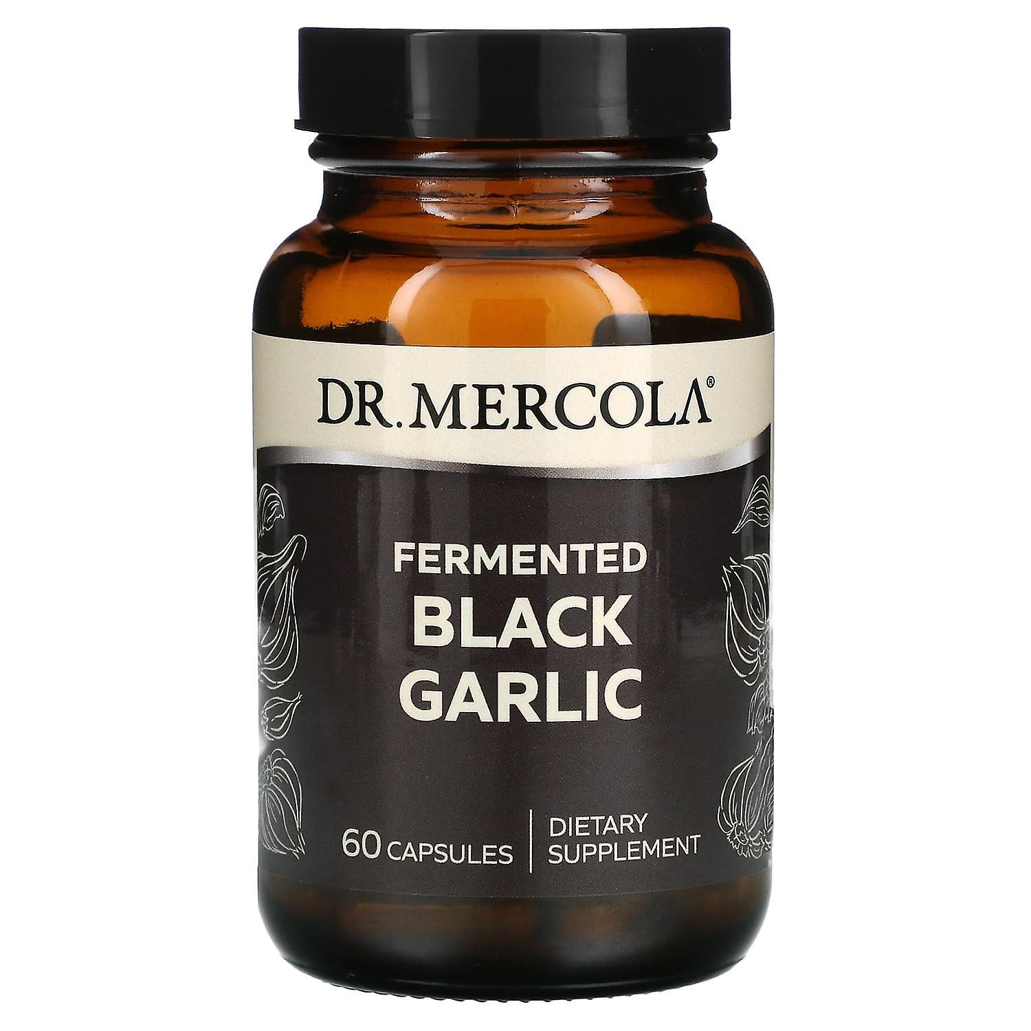 Dr. Mercola, Fermented Black Garlic, 60 Capsules