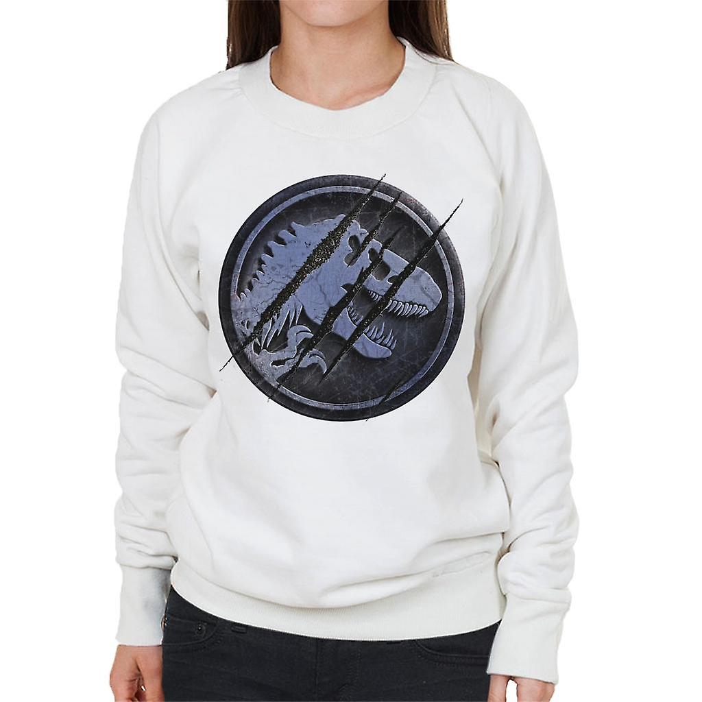 Jurassic Park Claw Marks Iconic Logo Women's Sweatshirt