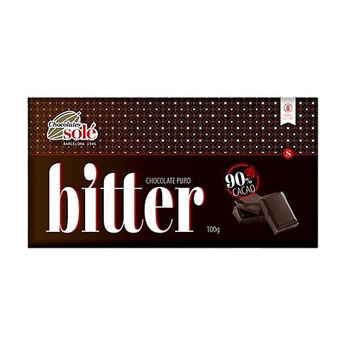 Dark chocolate bitter 90% 100 g