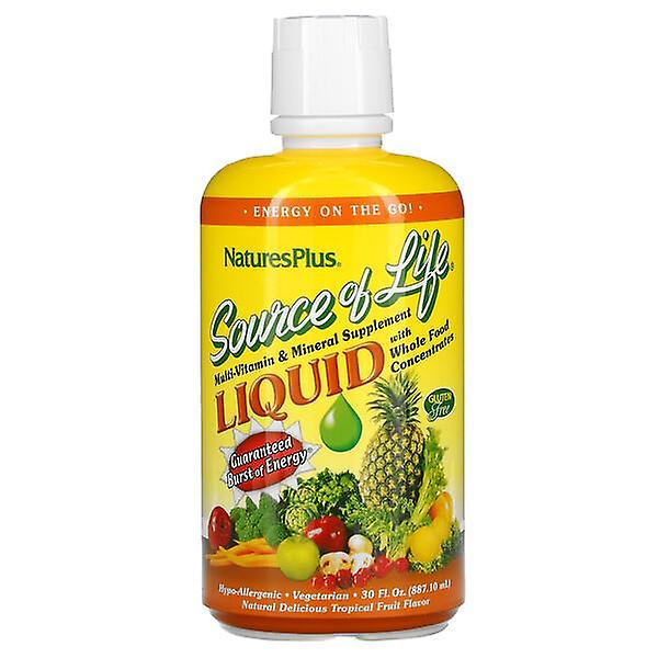 NaturesPlus, Source of Life, Liquid Multi-Vitamin & Mineral Supplement with Whole Food Concentrates,