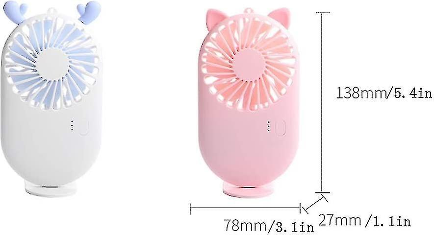 מאוורר USB קטן נייד, USB נטען ומאוורר כיס קטן מאוד