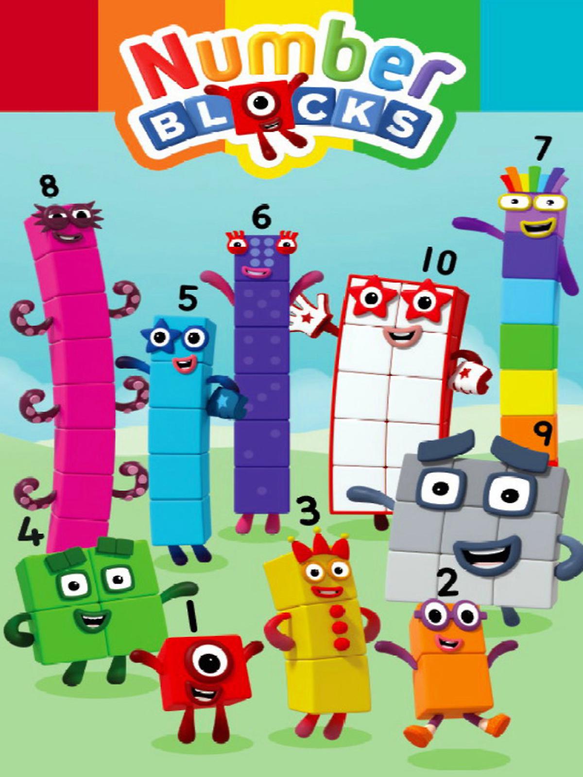 Numberblocks Fleece Decke