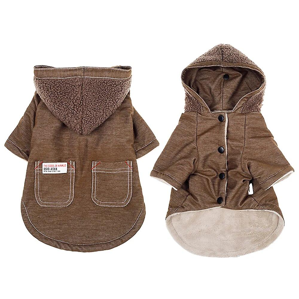 Redkid Pet Clothes For Dogs Autumn Winter Warm Dog Coat For Small Dogs Soft Dirt-proof Stylish Puppy