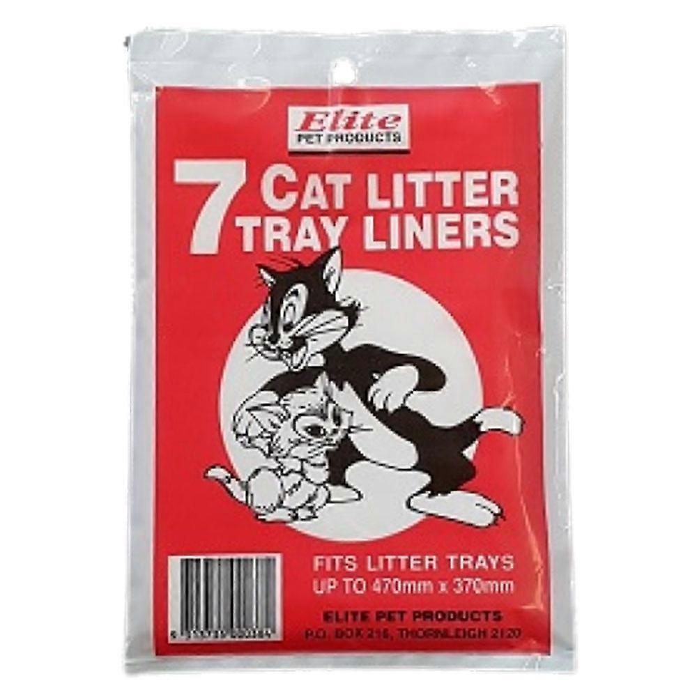 High Quality and Durable Elite Pet Cat Litter Tray Liner Pack of 7