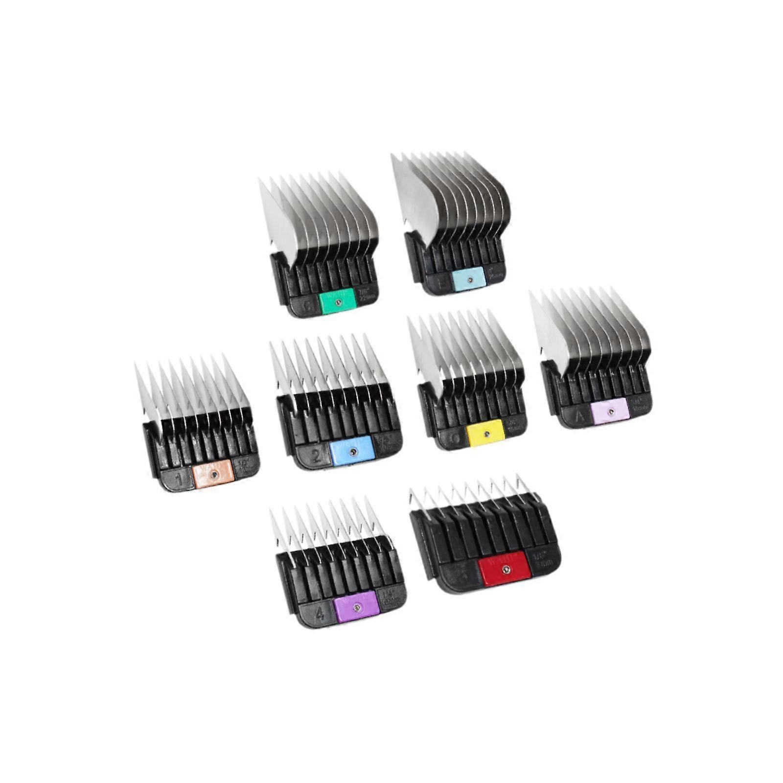 8Pcs Dog Clippers Guide Combs Pets Hair Clippers Limit Comb for Trimmer Home