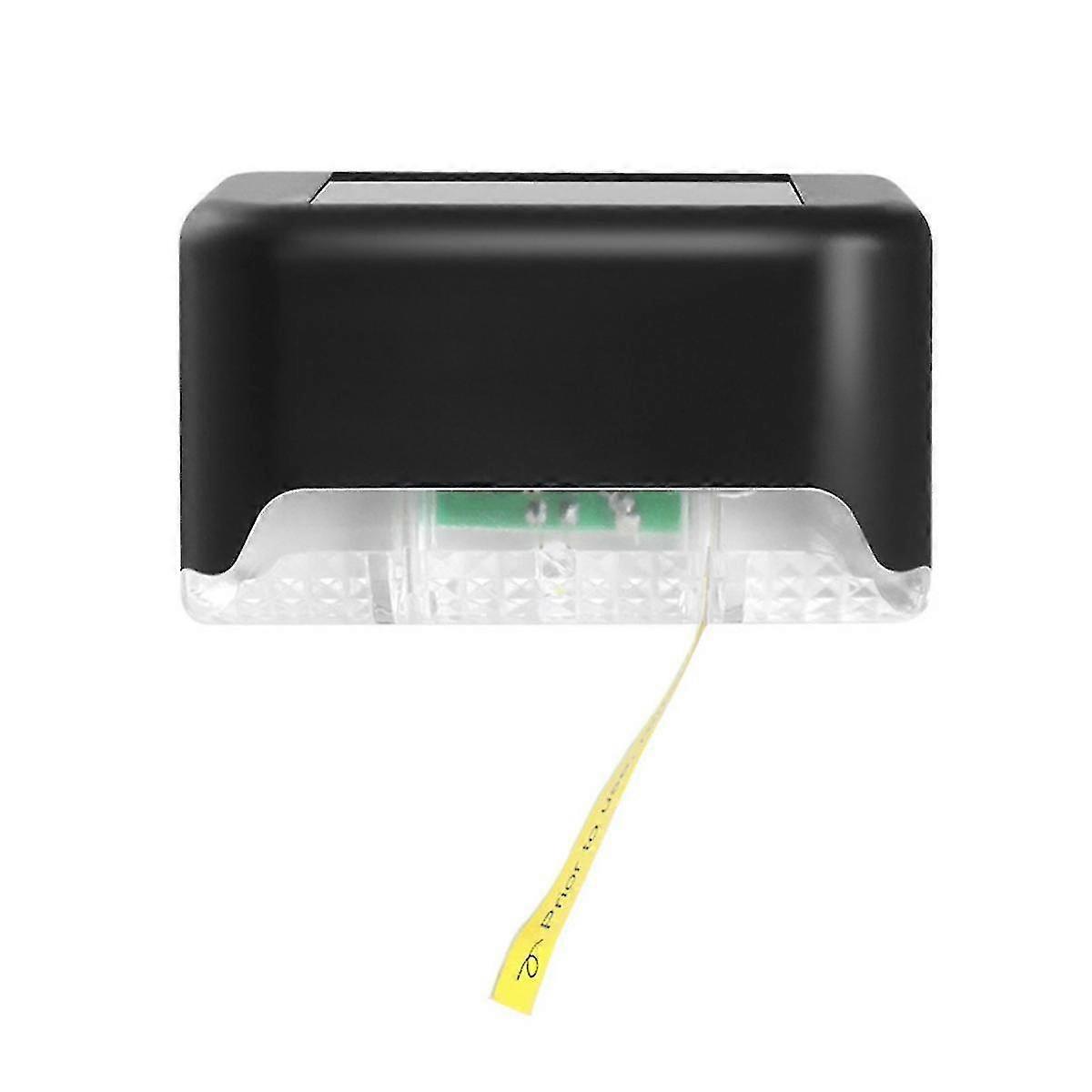 4 قطع حديقة الشمسية أدى السياج أضواء الجدار سقيفة في الهواء الطلق الأمن المرآب المبارزة الأسود