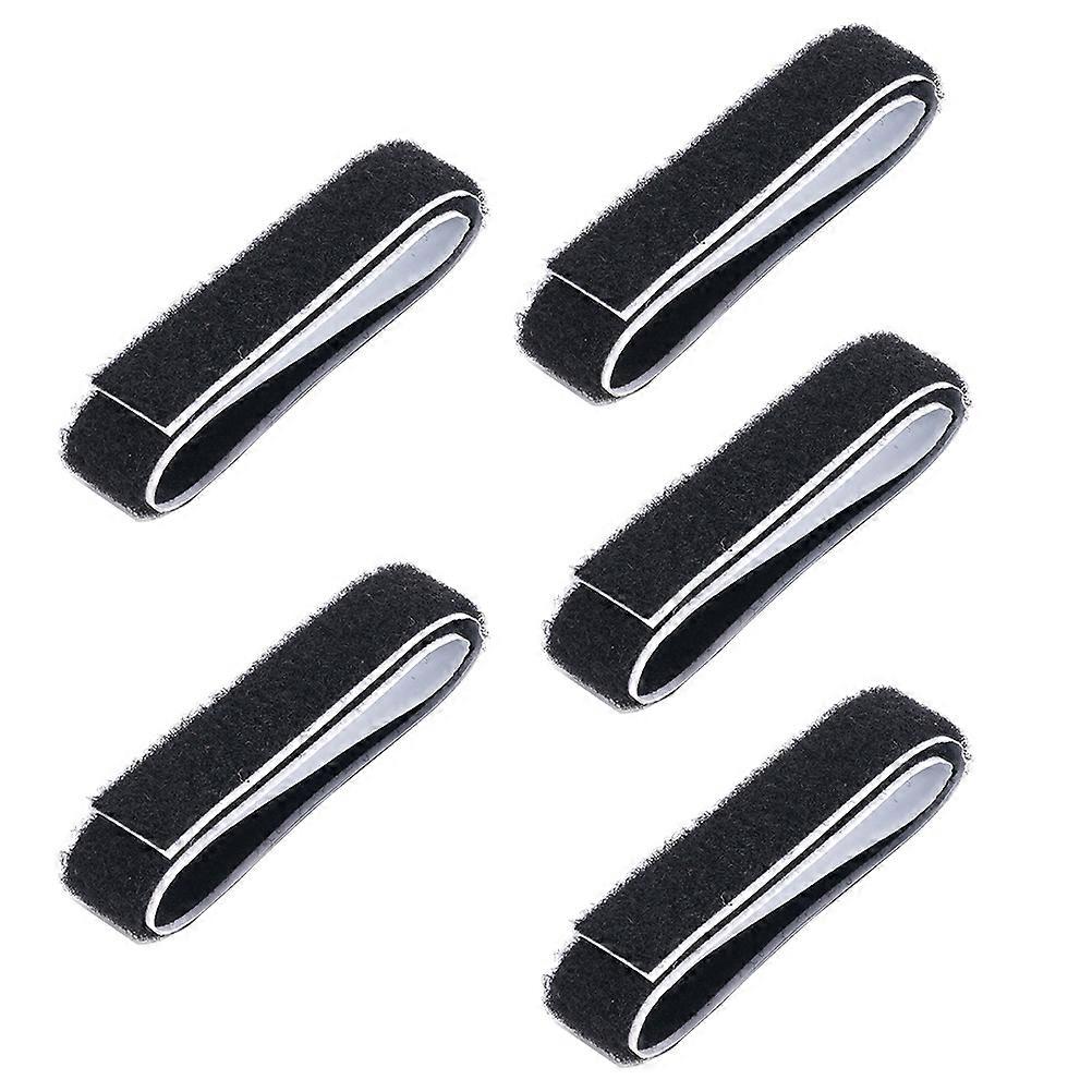 5Pcs Elastic Pedicure Toe Separator Creative Toe Divider Toe Corrector Black