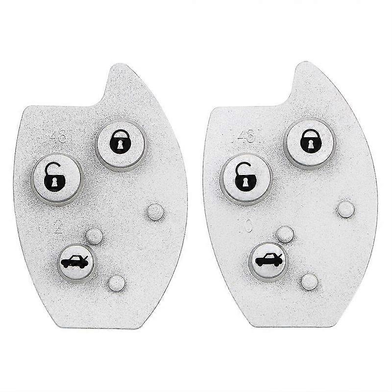 Barsinfi Pentru Citroen Xsara C5 Key Shell Case Telecomandă 3 butoane Cauciuc Button Pad Key Pad Înlocuire piese auto Key Pad