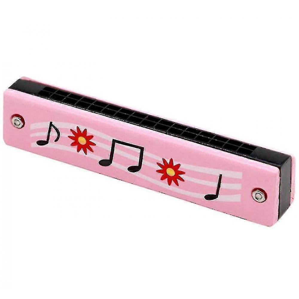 kids harmonica 16 hole children harmonicas educational toys(pink)