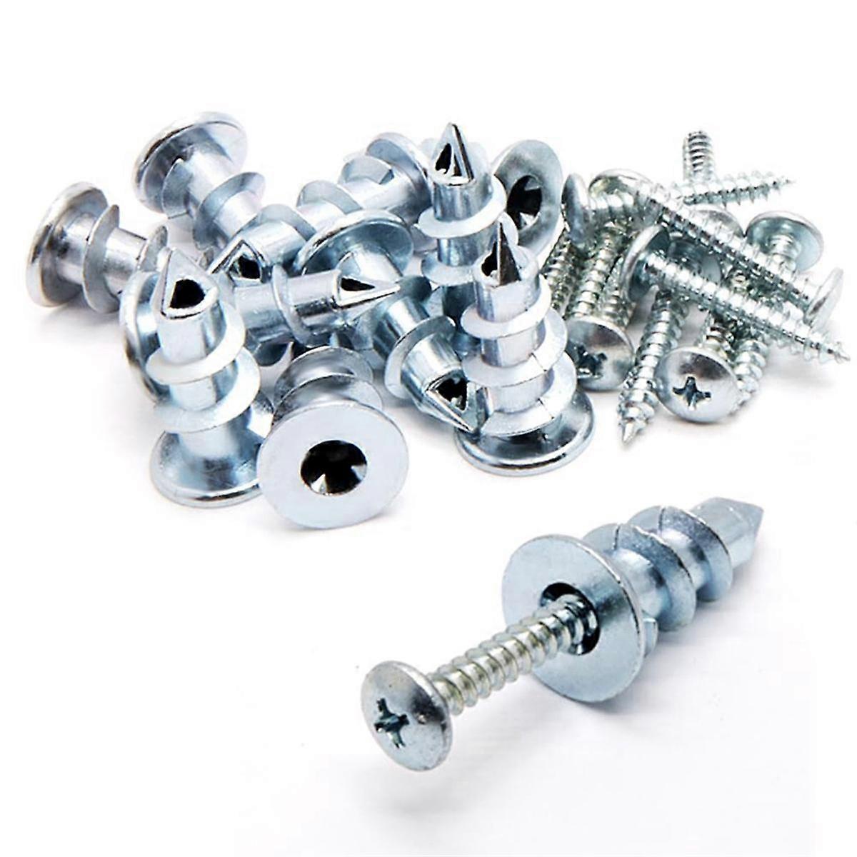 Zinc Self-Drilling Drywall/Hollow-Wall Anchor Kit with Screws (30 PCS)