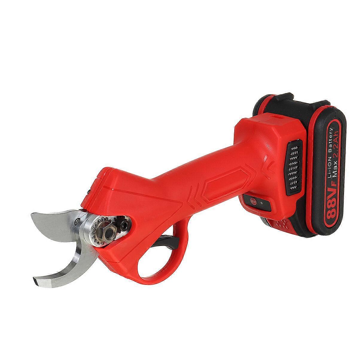 88Vf Wireless 25mm Rechargeable Electric Scissors Branch Pruning Shear Tree Cutting Tools