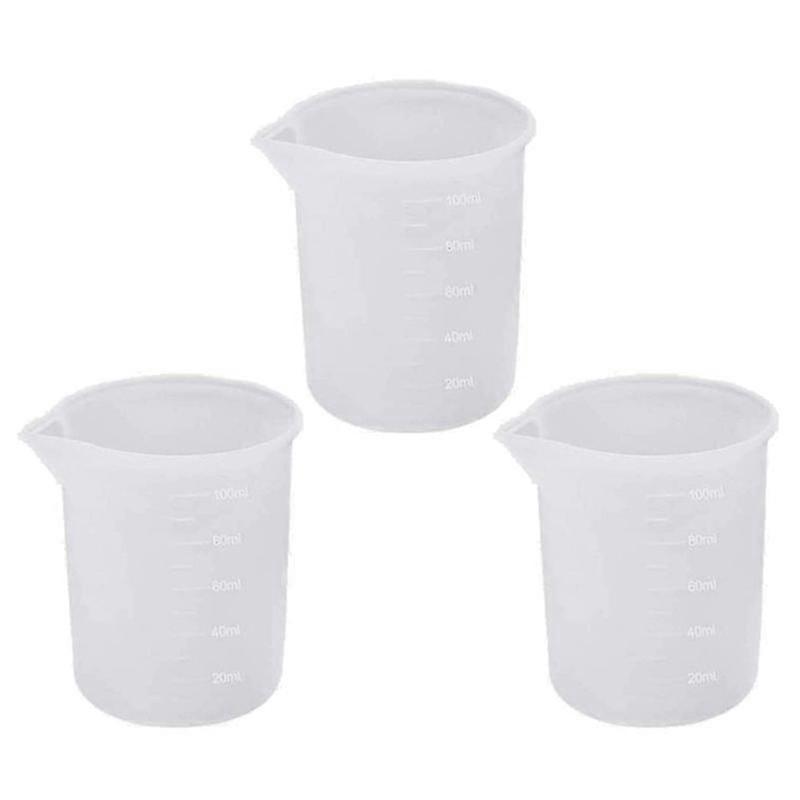 Reusable Mixing Cup With Scale Silicone Measuring Cup Non-stick Silicone Cup