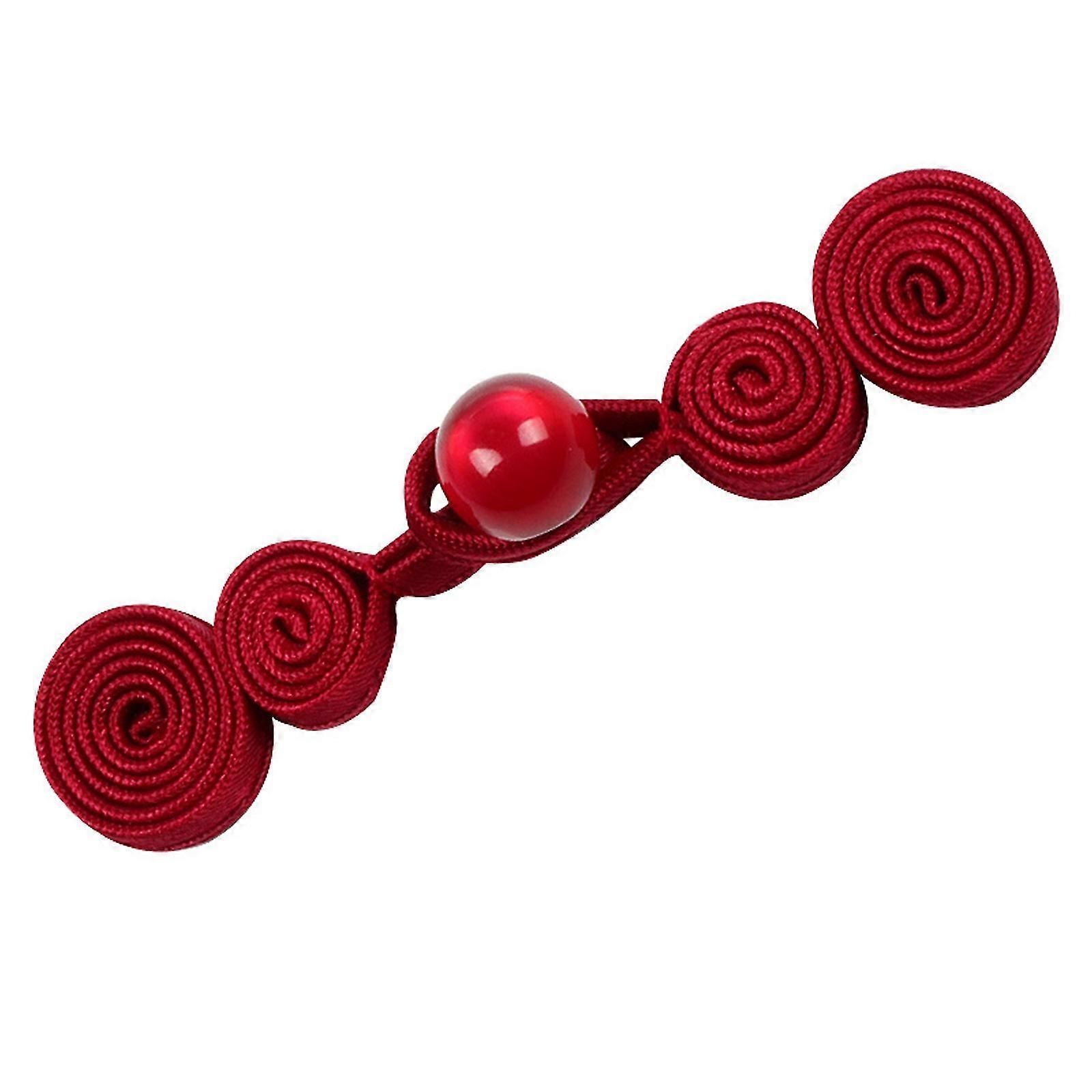 Chinese For Frog Closure Button With Faux Jade Bead Handmade Gourd Shape Cheongsam For Tang Suit Knot Fasteners Diy Sewi-Good