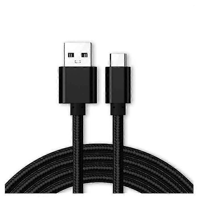 Usb-c Cable For Google Pixel 7 5g - Google Pixel 7 Pro 5g - Black Nylon 1 Meter