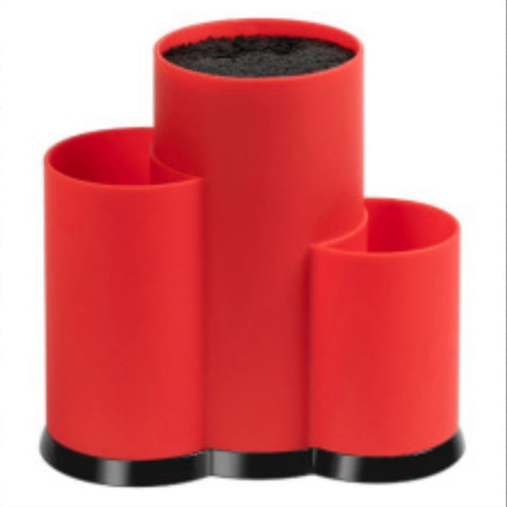 multi-function holder compatible with knife block pp cutlery drainer storage box