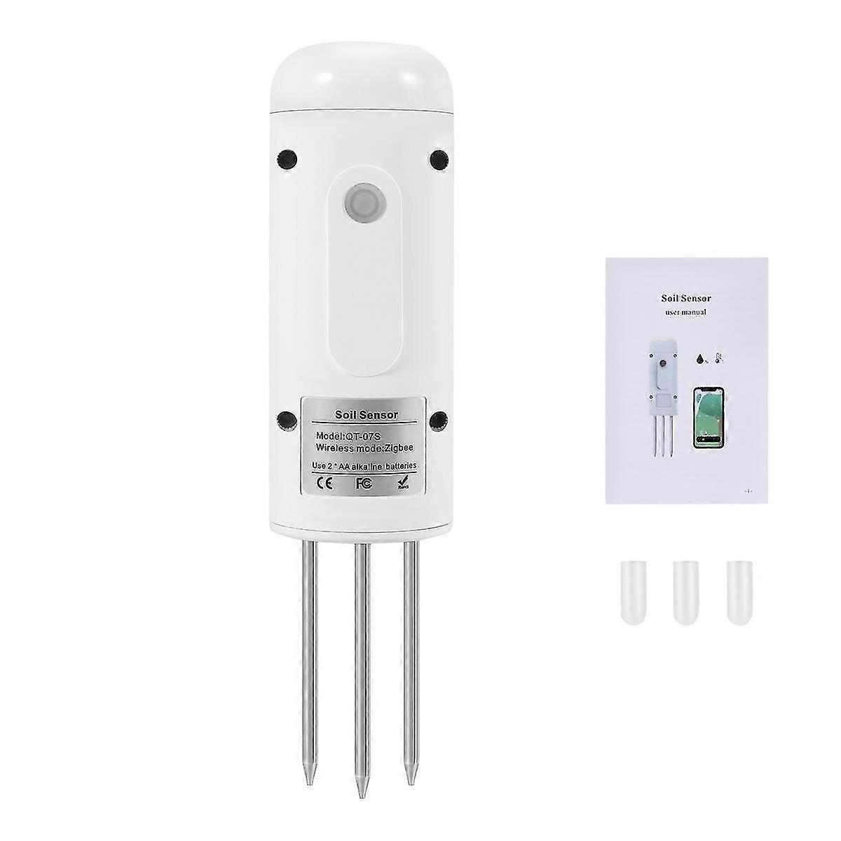 Tuya Zigbee Wireless Soil Moisture Meter Temperature Humidity Tester Plant Monitor IP67 Waterproof Detector compatible with Garden