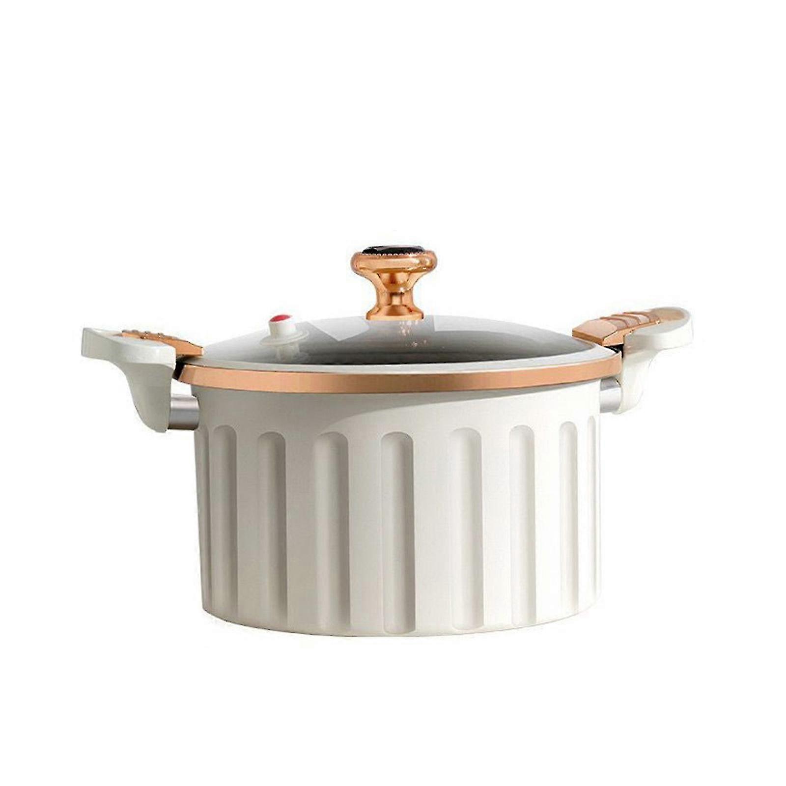 Roman Pot Micro-pressure Cooker Non-stick Soup Pot Induction Cooker Universal Binaural High-value Micro-pressure Cooker Large-capacity Cooking Pot