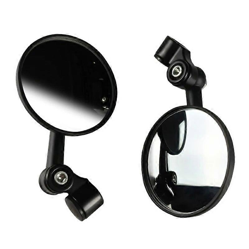 Motorbike Scooter Rearview Handle Bar Mirrors Universal Round Handlebar Mirror