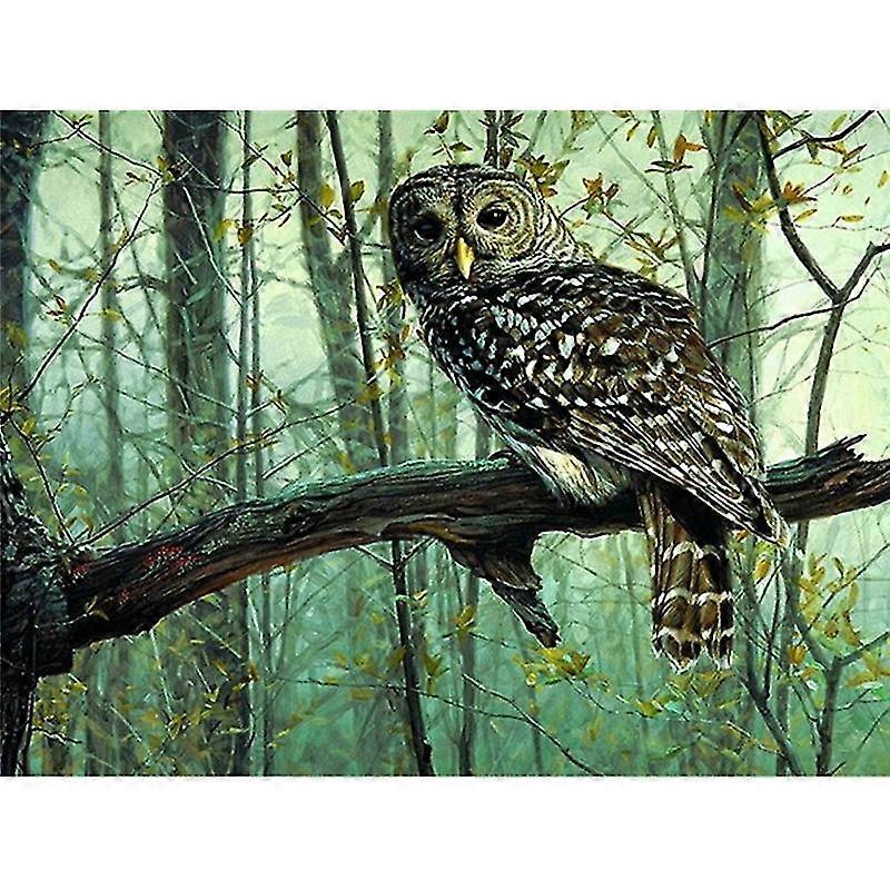 5d Diy Popular Design Diamond Painting Animal Owl Tree Spring Diamond Embroidery Mosaic Handicraft