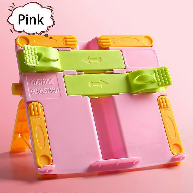 Adjustable Reading Book Stand Portable Non-Slip Metal Folding Textbooks Tablet Display Holder For Kids and Adults