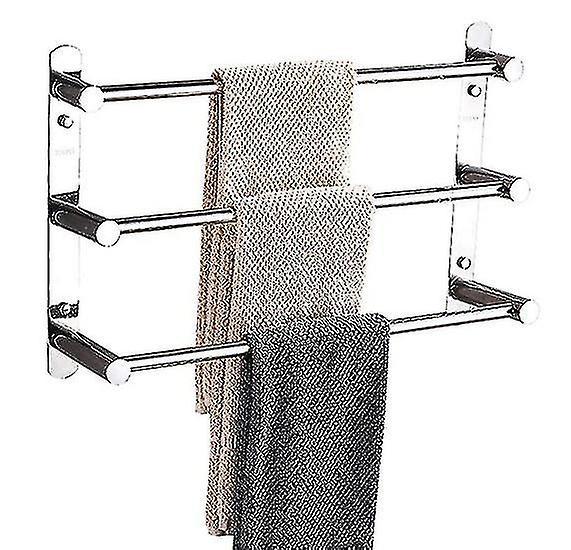 Towel Bars Retractable Bathroom Towel Rack With Hooks Multi-layer