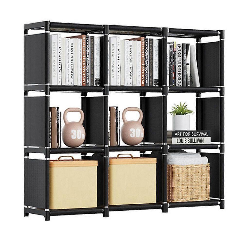 9 Cubes Bookshelf Closet Organizer Storage Shelves Shelf Cubes Save Space