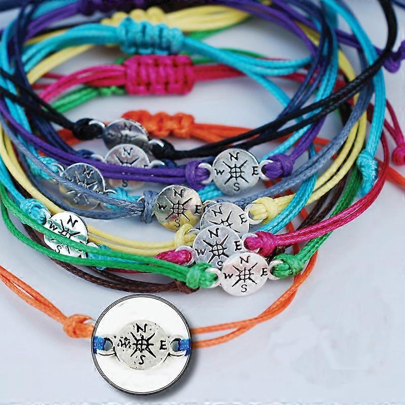 Power Bracelet with Silver or Sterling Silver Pendant and Greeting Card, Handmade